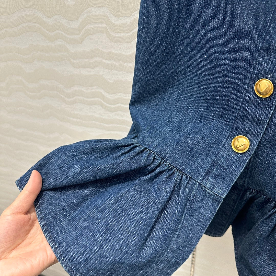 Val 25ss denim skirt