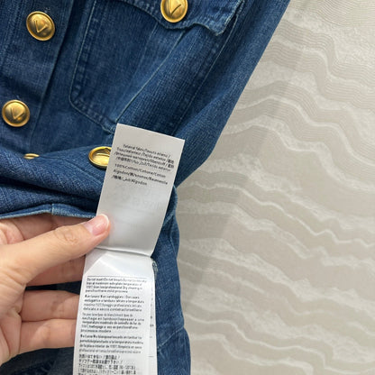 Val 25ss denim skirt