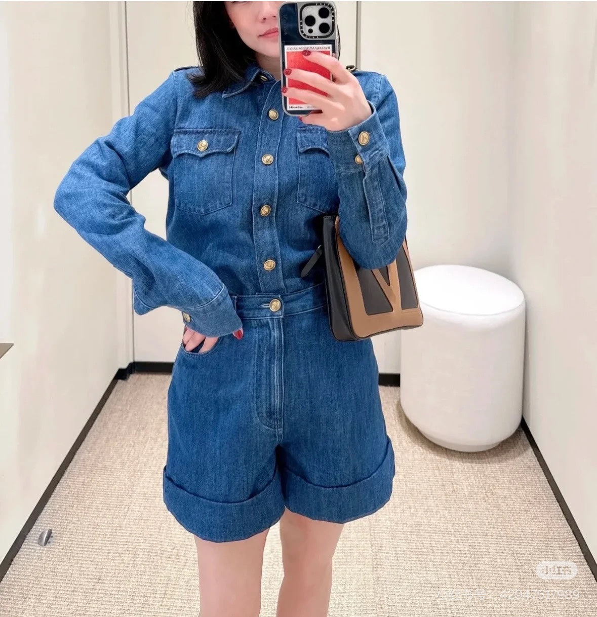 Val 25ss denim short