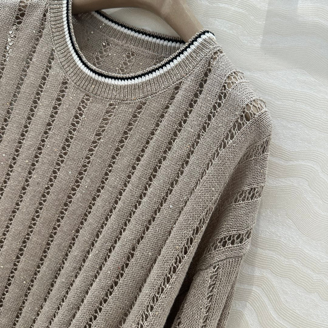 bru 25ss knitted sweater