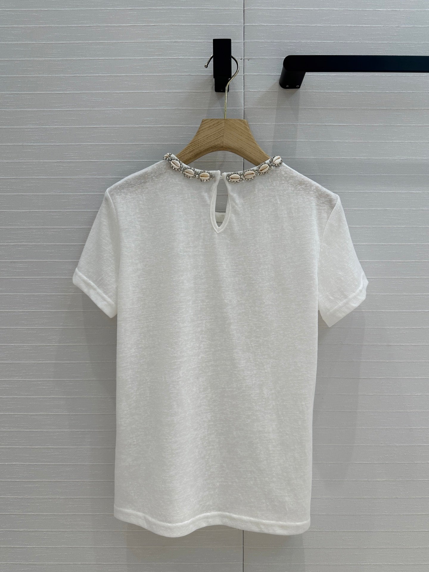 Zim 25ss beaded t-shirt