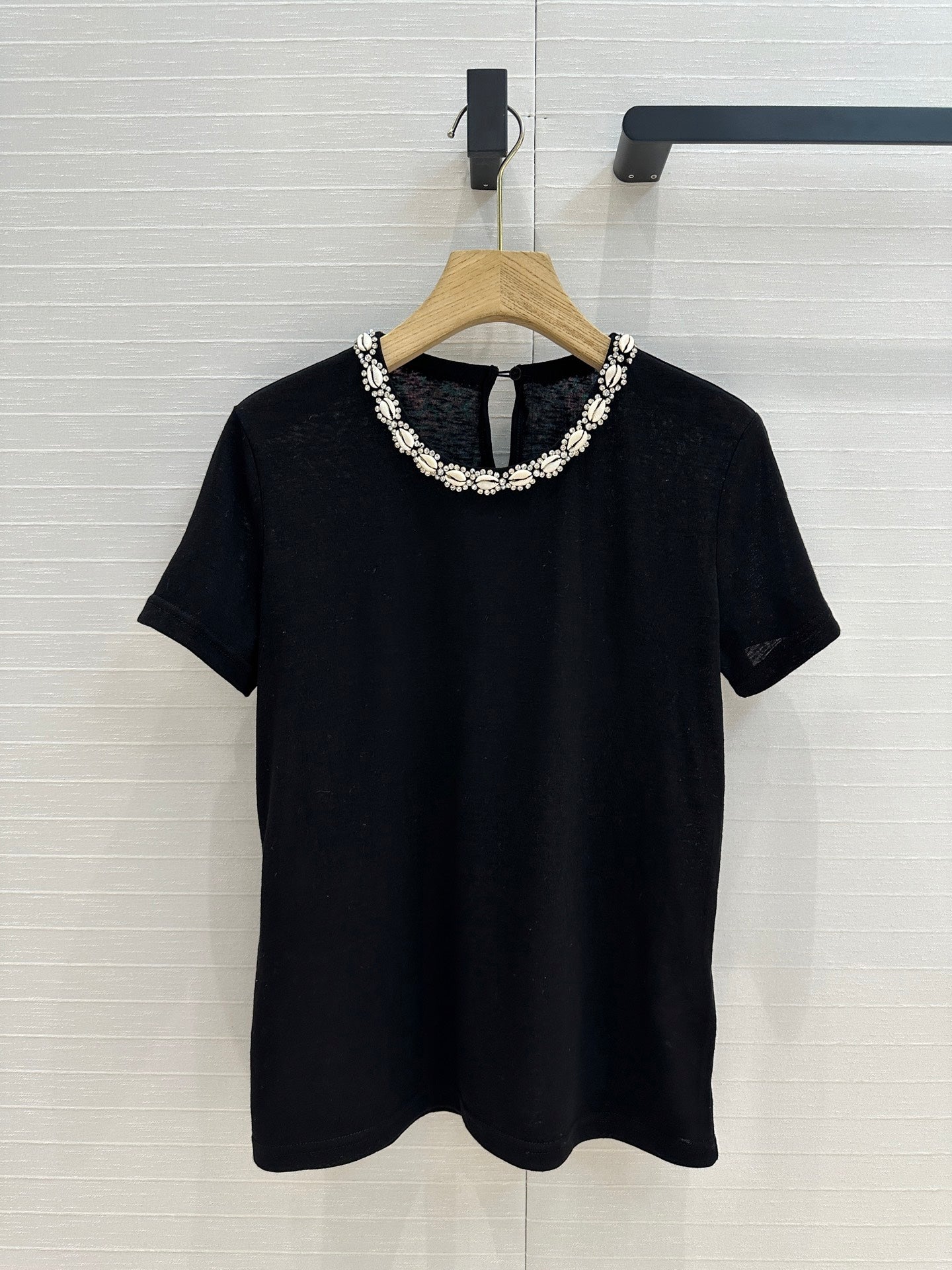 Zim 25ss beaded t-shirt