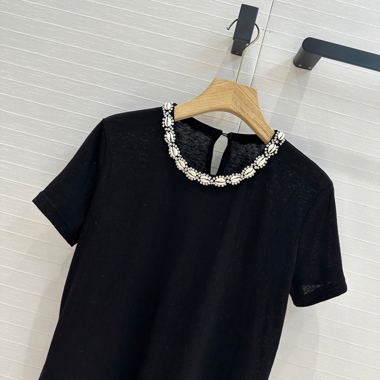 Zim 25ss beaded t-shirt