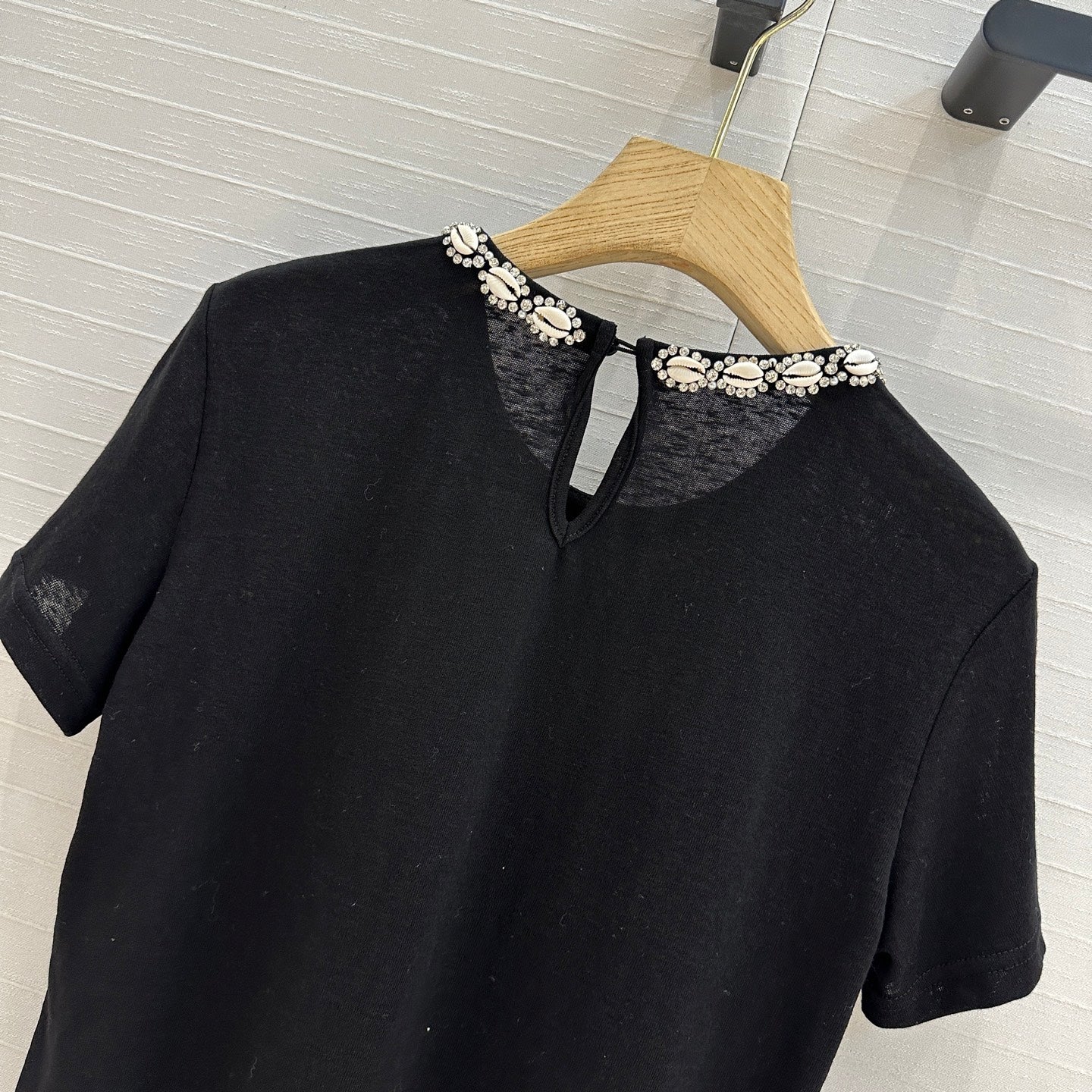 Zim 25ss beaded t-shirt