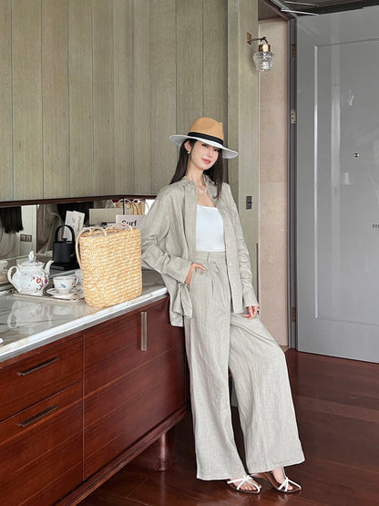 Lo 25ss wide leg pants