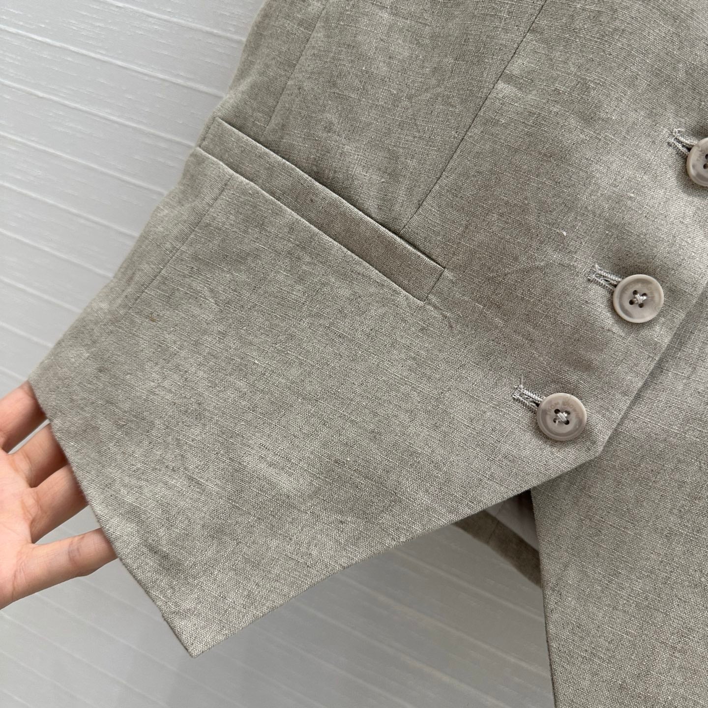 Lo 25ss linen vest