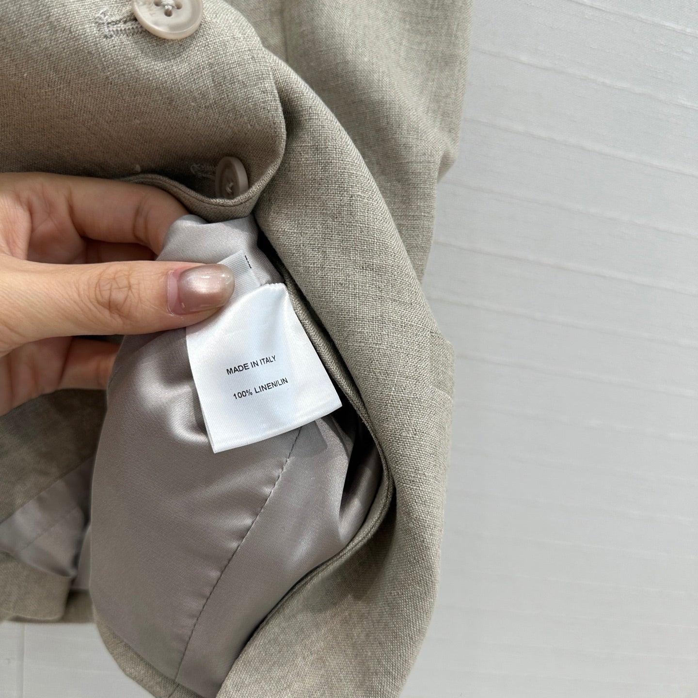 Lo 25ss linen vest