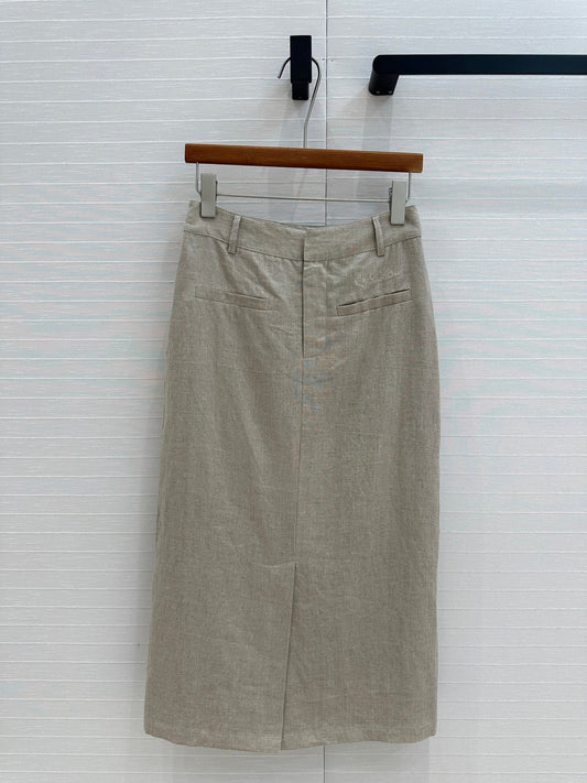 Lo 25ss linen skirt