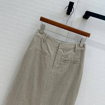 Lo 25ss linen skirt