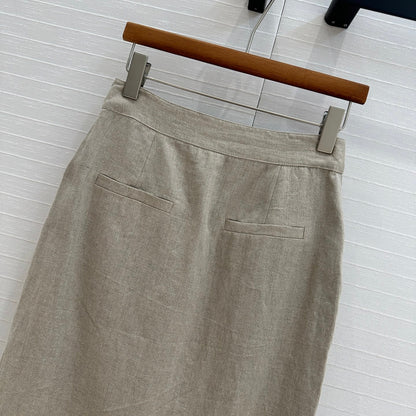 Lo 25ss linen skirt
