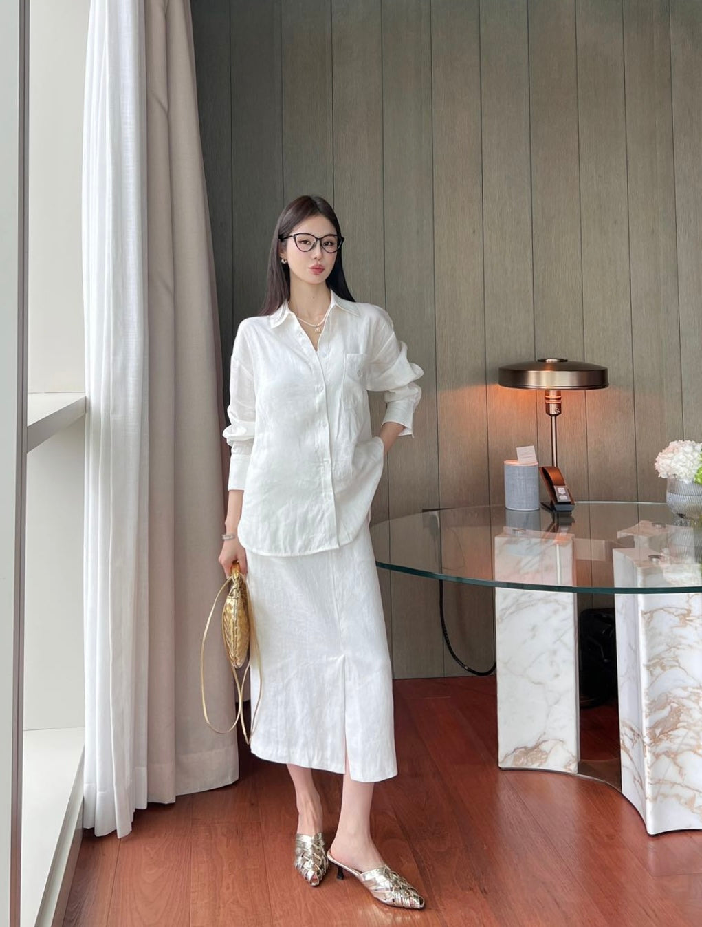 Lo 25ss linen shirt