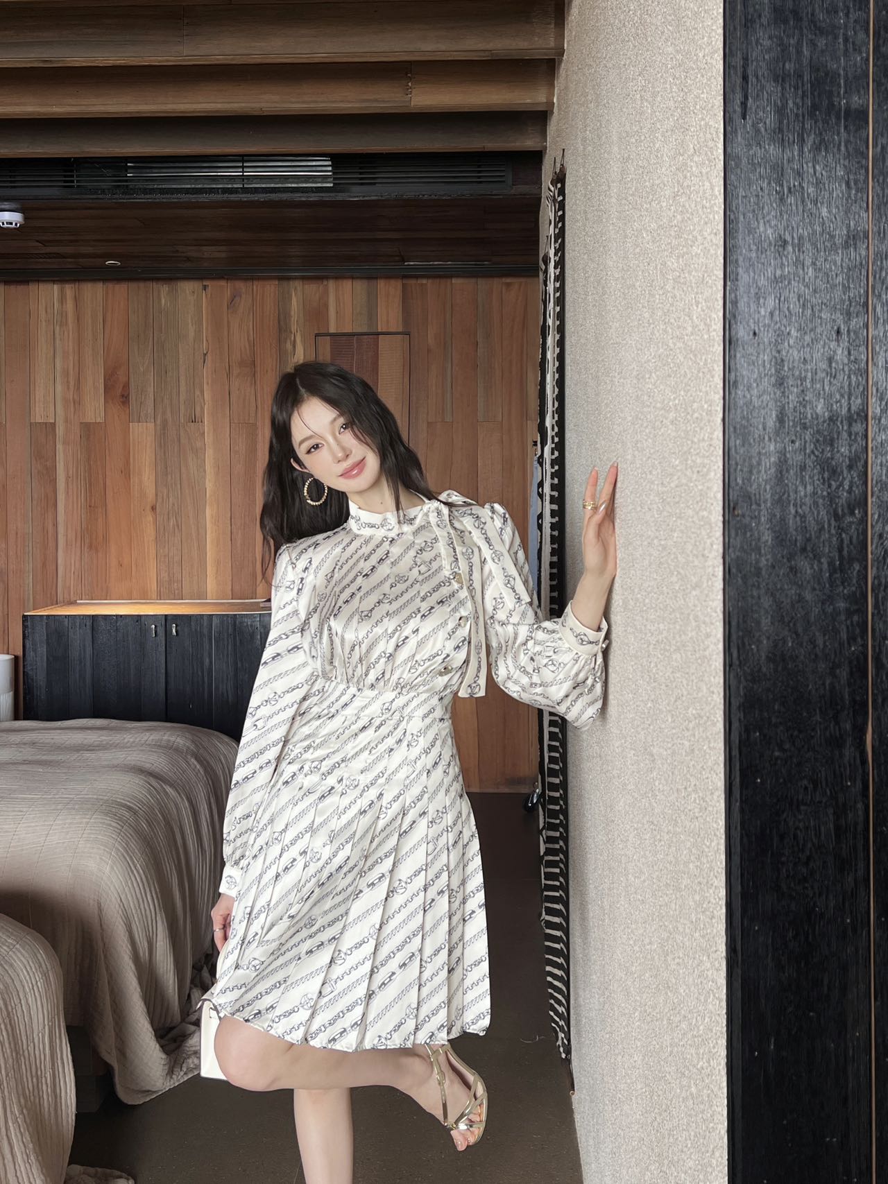 L 25ss monogram dress