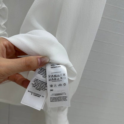 Do 25ss silk buttons shirt