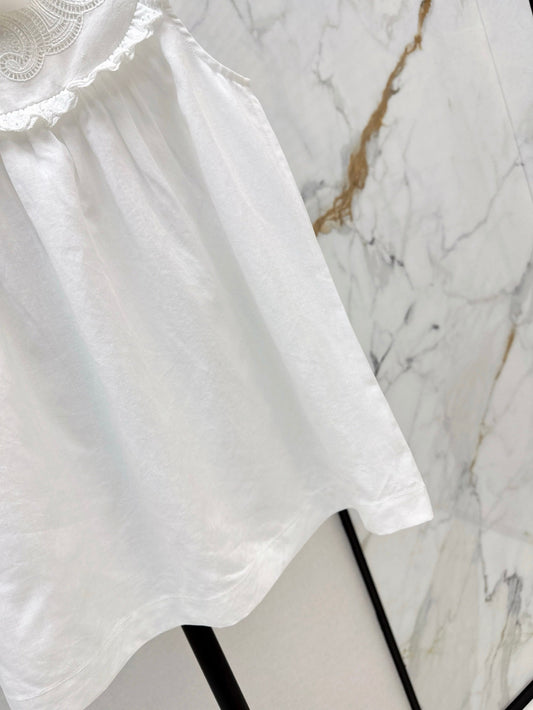 Ce 25ss hollow sleeveless shirt