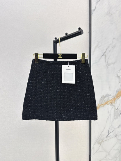Ch 25ss rhinestone short skirt