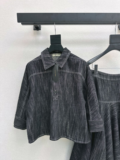 Bo 25ss denim suit