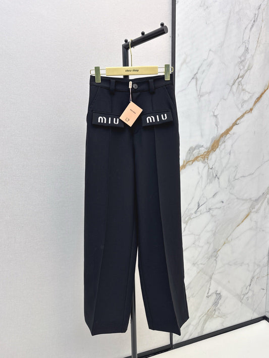 Mi 25ss embroidered pants