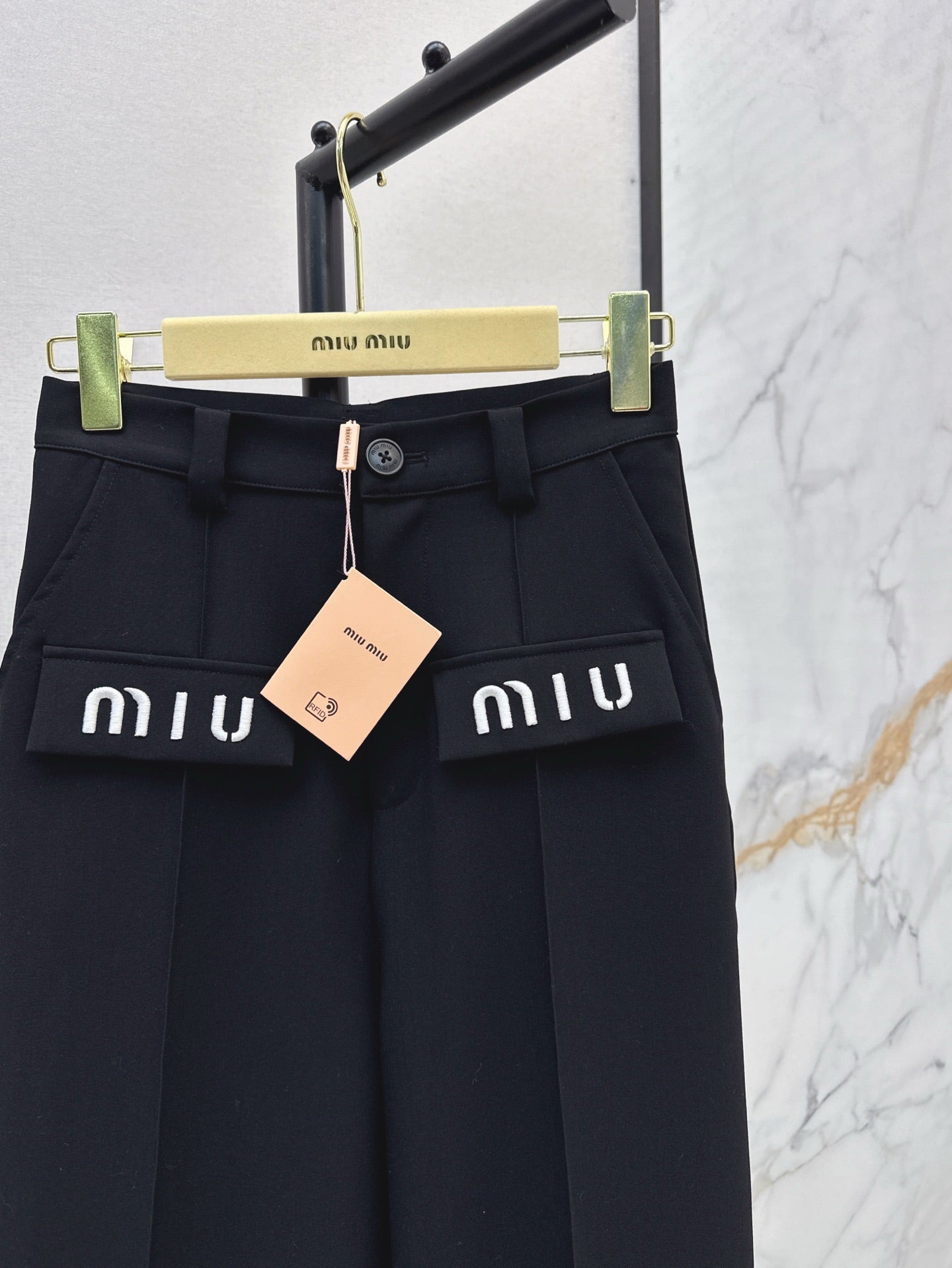 Mi 25ss embroidered pants