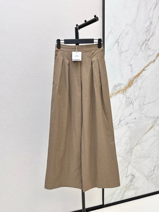 H 25ss wide leg pants