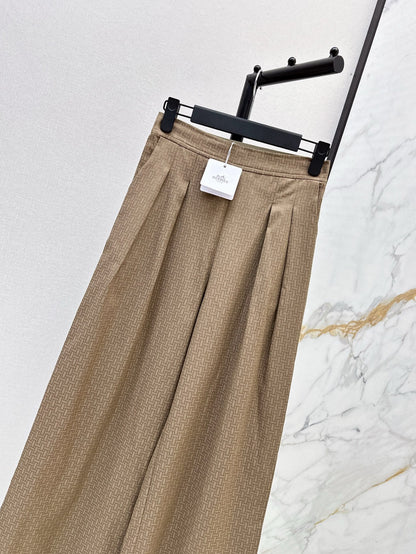 H 25ss wide leg pants