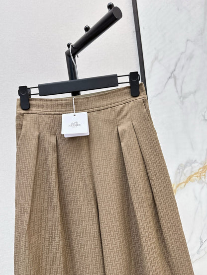 H 25ss wide leg pants
