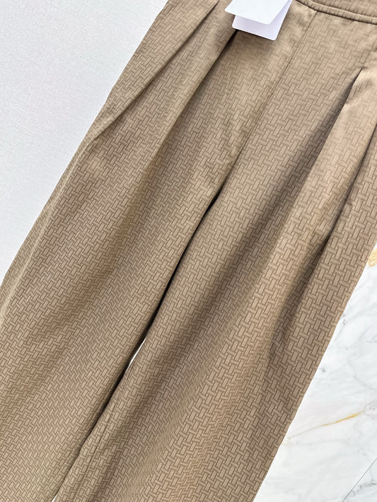 H 25ss wide leg pants