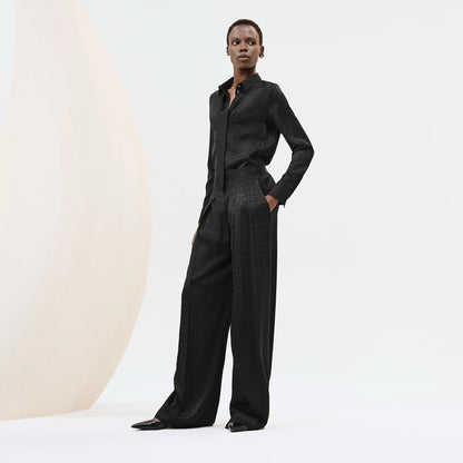 H 25ss wide leg pants