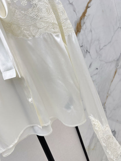 ER 25SS lace Silk shirt