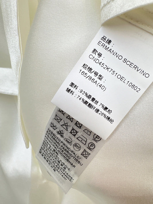 ER 25SS lace Silk shirt