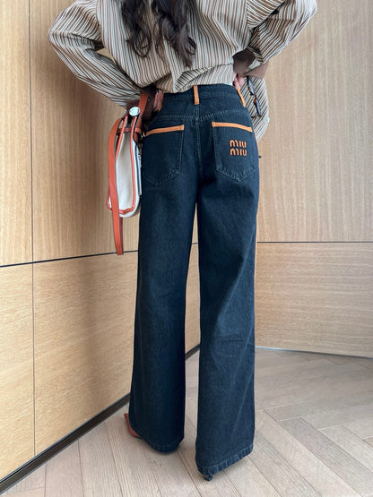 MI 25SS embroidered jeans