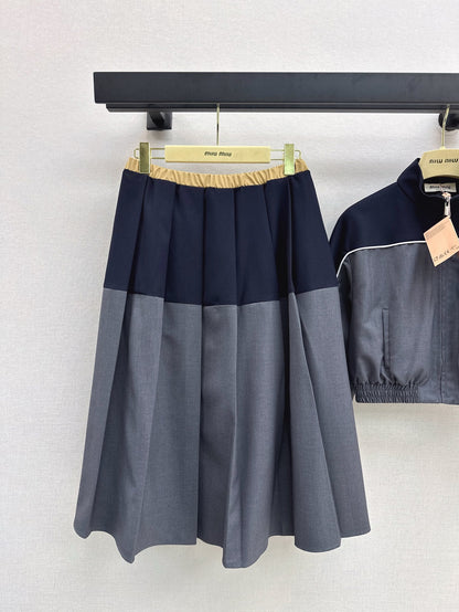 M 25ss crop jacket skirt suit