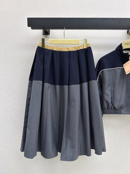 M 25ss crop jacket skirt suit