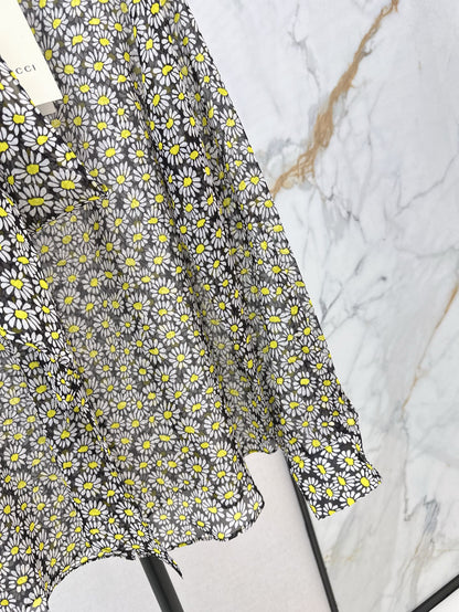 g 25ss Silk printed shirt