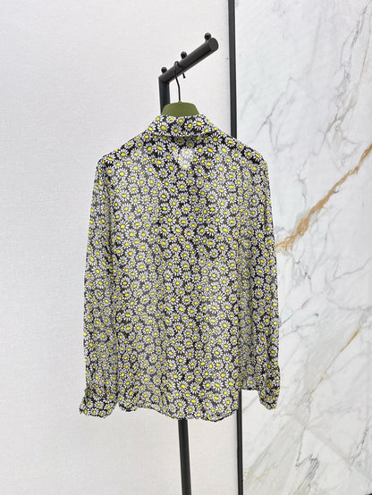 g 25ss Silk printed shirt