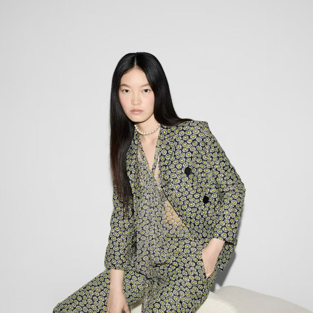 g 25ss Silk printed shirt