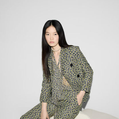 g 25ss Silk printed shirt