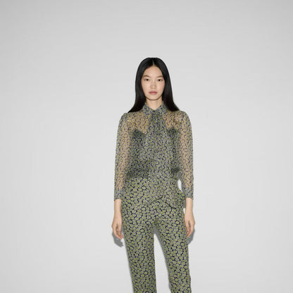 g 25ss Silk printed shirt