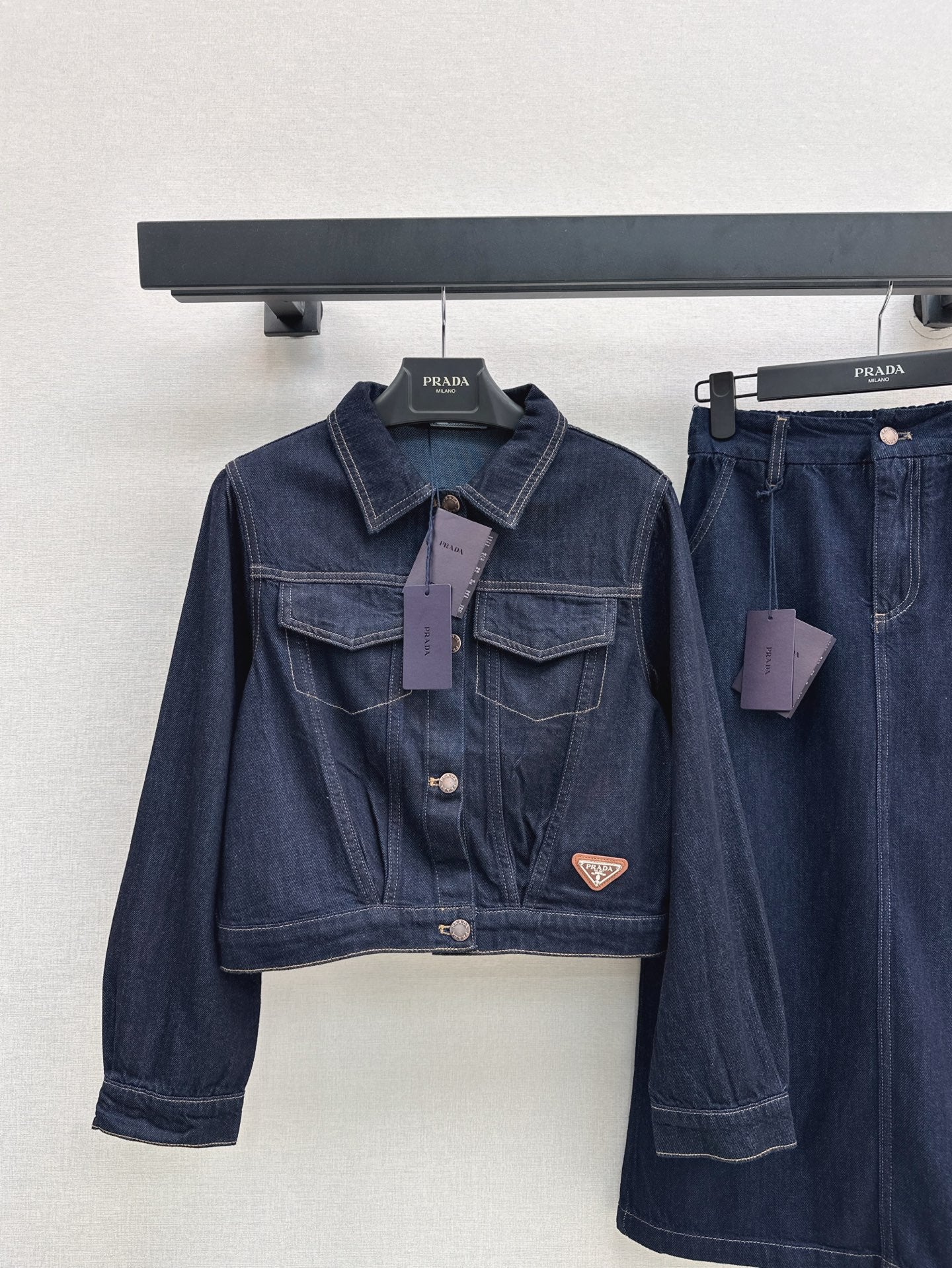 P 25ss denim suit