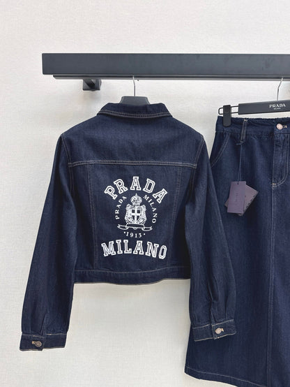 P 25ss denim suit