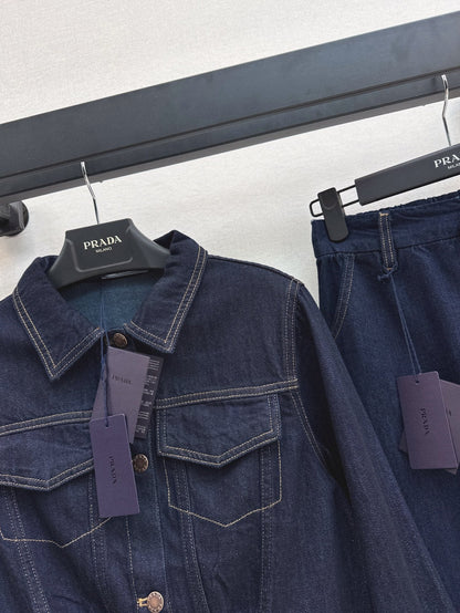 P 25ss denim suit