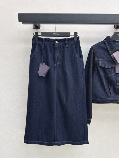 P 25ss denim suit
