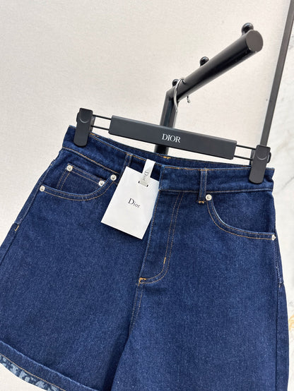 D 25ss vintage denim short