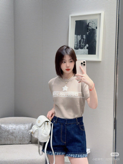 D 25ss vintage denim short