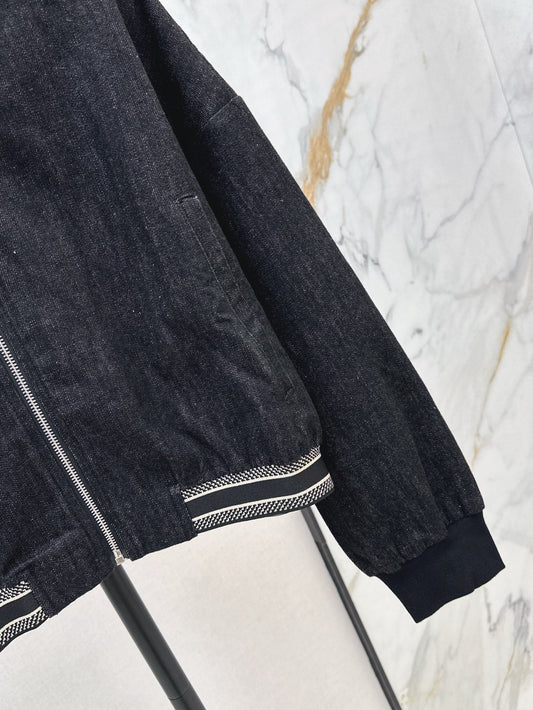 D 25ss hooded denim jacket