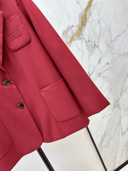 M 25SS wool blazer
