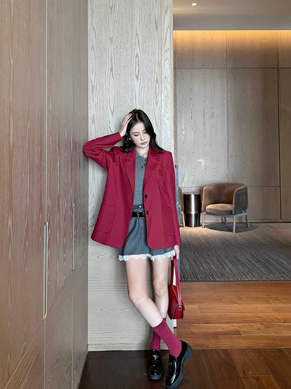 M 25SS wool blazer