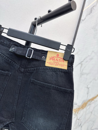 P 25ss denim skirt