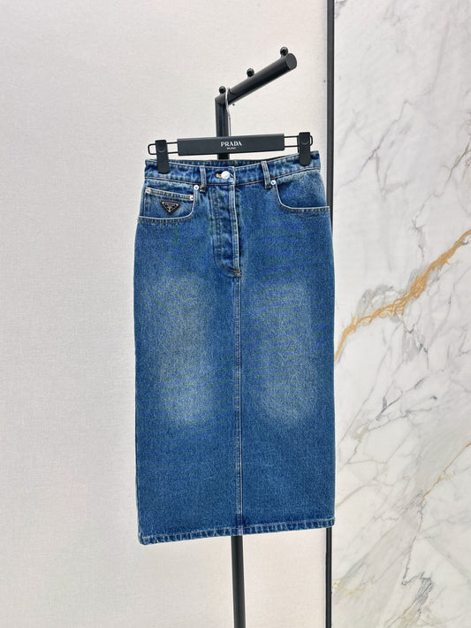 P 25SS DENIM SKIRT