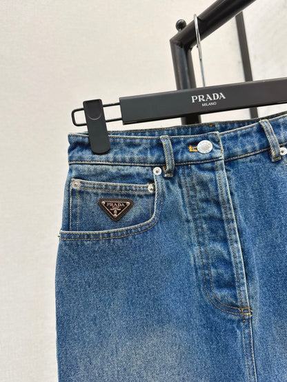 P 25SS DENIM SKIRT
