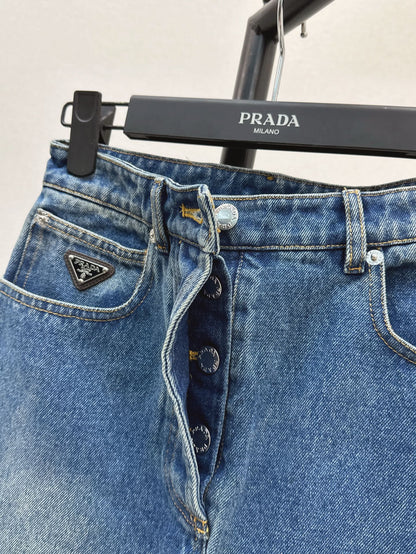 P 25SS DENIM SKIRT